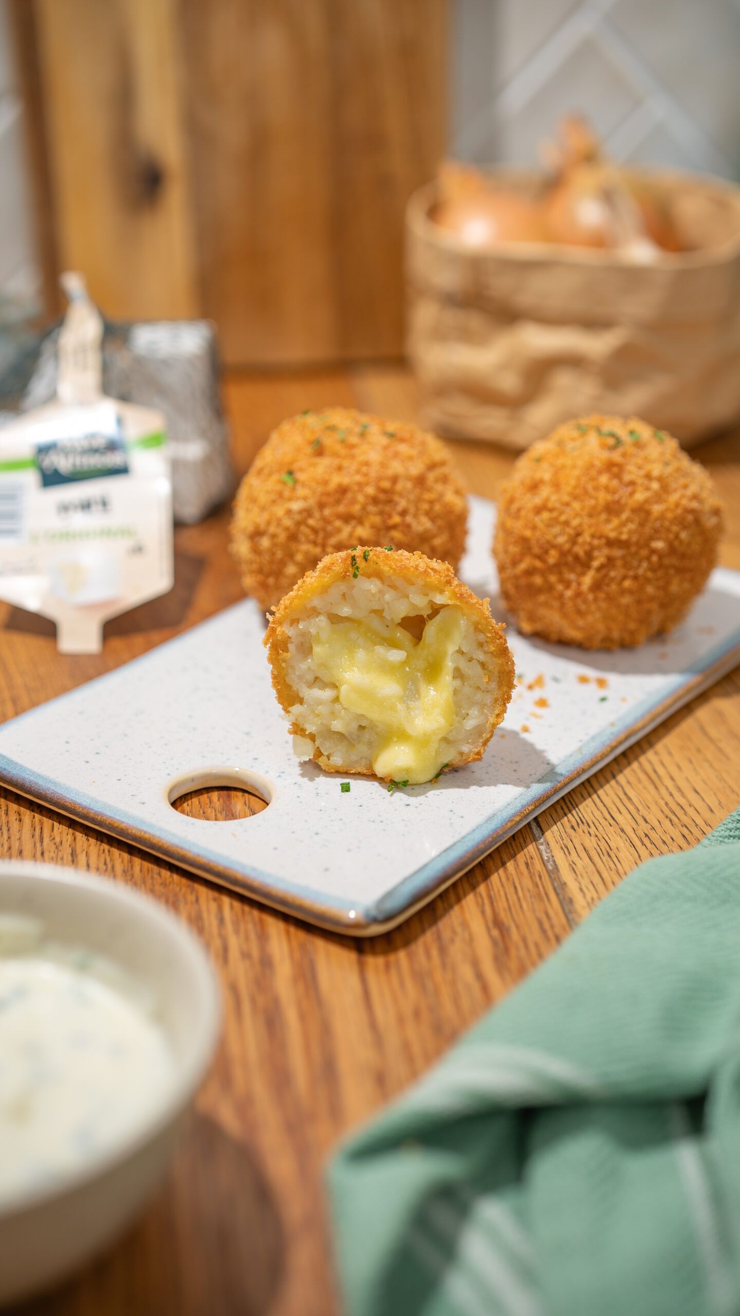 Arancini au Mini Pavé d'Affinois